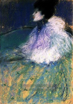 Femme en vert 1901 Kubismus Ölgemälde